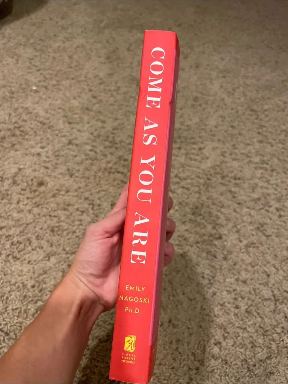 USED BOOK, Come As You Are, Emily Nagasaki PhD, very good used condition.